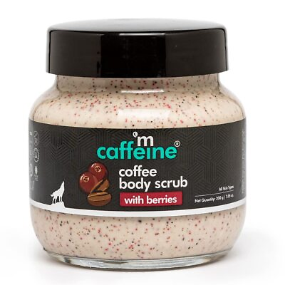 #ad mCaffeine Berries amp; Coffee Body Scrub for Tan Removal 200g Pack Of 2 $46.00