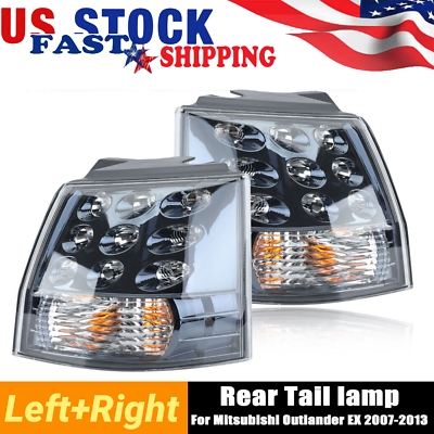 #ad Fit For Mitsubishi Outlander EX 2007 2013 Rear Brake Light Tail Lamps Stop LH RH $100.69