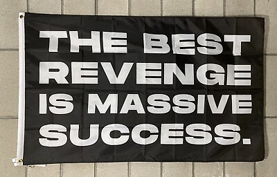 #ad Motivational Flag Free Ship Best Revenge Is Success Weight USA 3x5#x27; Sign Banner $20.95