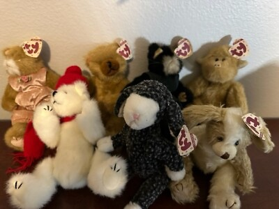#ad Lot of 7 Ty Beanie Babies Tags Attic Treasures Scruffy Lilly Pouncer Morgan READ $27.89
