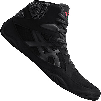 #ad ASICS Youth Snapdown 3 GS Wrestling Shoes Black Gunmetal 1084A009 002 $49.99