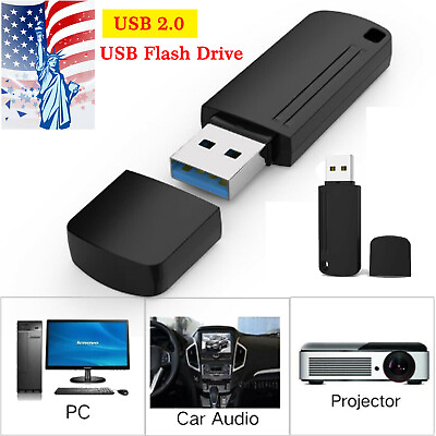 #ad Black 1G 32G 64GB USB2.0 Flash Drive Storage U Disk Memory Stick Data Pen Drives $5.87
