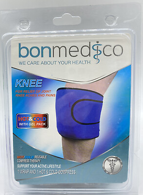 #ad Bonmedico Knee Hot amp; Cold Gel Pack 1 Wrap and 1 Hot Cold Compress Pain Relief $17.00