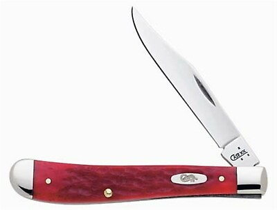 CASE XX KNIVES DARK RED BONE SLIMLINE TRAPPER CV 4 1 8quot; POCKET KNIFE $59.99