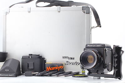 #ad Near MINT w Case Set Mamiya RB67 Pro 127mm f3.8 Lens 120 Film Back From JAPAN $549.90