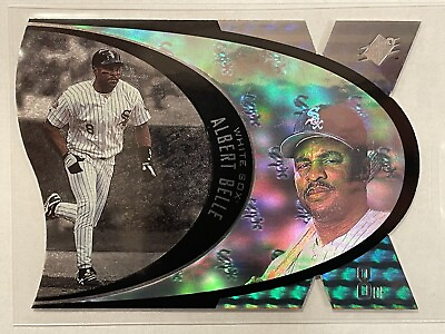 #ad 1997 SPx Albert Belle Silver Die Cut #SPX18 Baseball Chicago White Sox $1.99