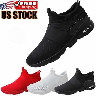 #ad Men#x27;s Casual Slip on Tennis Shoes Outdoor Walking Athletic Running Sneakers Gym $17.99