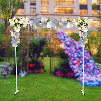 #ad For Party Wedding Decor Wedding Square Arch Backdrop Metal Stand Flower Frame $38.95