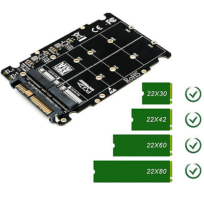 #ad M.2 Ssd To U.2 Adapter 2 In 1 M.2 Nvme And Sata Bus Ngff Ssd To U.2 B3N4 US $17.99