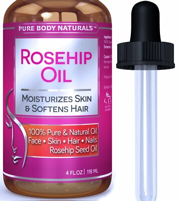#ad Virgin RoseHip Seed Oil For Moisturizing Face and Skin $24.99
