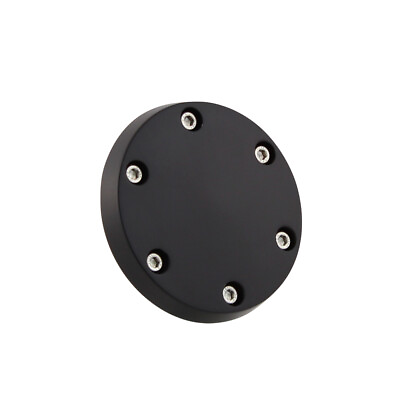 #ad Matte Black 6 Hole Plain Horn Delete Button Cover Steering Wheel $32.30