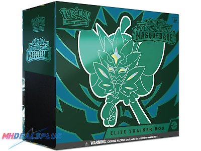 #ad NEW Sealed Pokemon Twilight Masquerade Elite Trainer Box Presale 05 24 $38.95