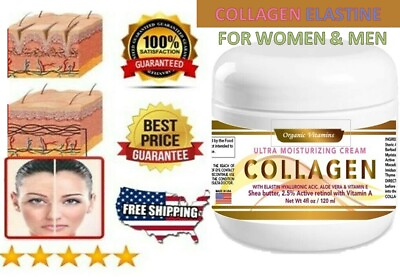 #ad Collagen amp; Elastin Cream Daily Repair Face Crema Colageno Elastina Skin Control $11.40