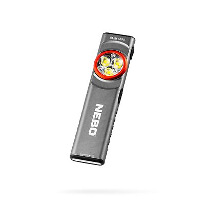 #ad NEBO Slim Mini Rechargeable 250 Lumen Compact Pocket Flashlight Portable Water $17.97