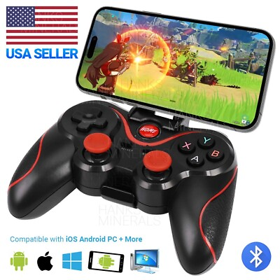 #ad Wireless Game Controller Bluetooth 5.0 Gamepad For Android iOS iPhone Tablet PC $11.98