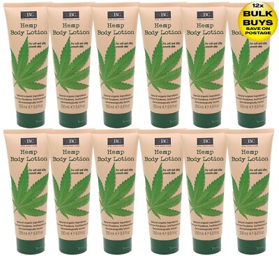 #ad 12x Hemp Body Lotion Soft Silky Skin Organic Ingredients 250ml BULK BUYS AU $59.95