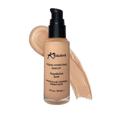 #ad Khasana Foundation Liquid Coverage Hydrating and Moisturizing Liquid Makeup $8.99