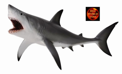 #ad CollectA Great White Shark Open Jaw Sealife Toy Model Figure 88729 Brand New GBP 13.75