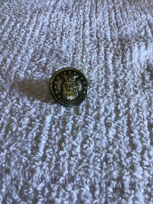 #ad 1 Lamp;R Metal Prod Corp Bronx NY Military Uniform Button Vintage 13 Stars Eagle $9.90