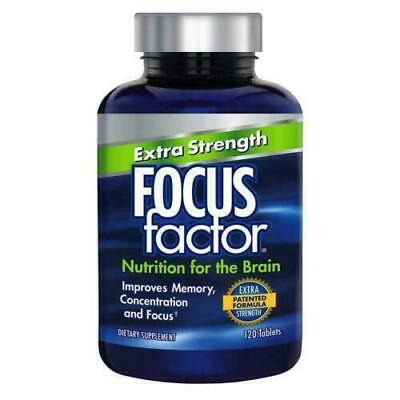 #ad Focus Factor Extra Strength Nutrition for Brain Health 120 Tablets Exp: 04 2024 $10.95