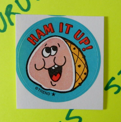 #ad Ham It UP Trend Ham Scented Scratch amp; Sniff Retro Sticker $2.51