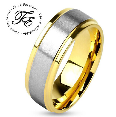 #ad Men#x27;s Traditional Gold and Silver Promise Ring Guys Promise Ring $14.50