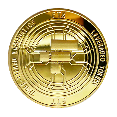#ad FTX FTT 18k Gold Plated 2022 Edition Physical Crypto Coin Novelty Souvenir C $15.99