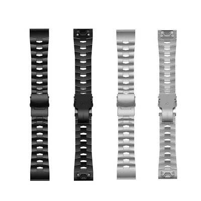 #ad Replacement Watch Steel Wristband Bracelet Strap For Garmin Fenix 6 6X 5 5X 3 AU $32.19