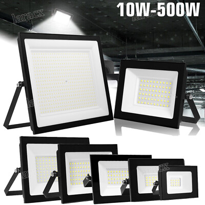 #ad LED Flood Light 10W 500W Watt Spotlight Security Yard Garden Outdoor IP66 Lamps $7.99