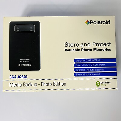 #ad Polaroid Media Backup Photo Edition Store Protect Digital Storage CGA 02540 New $39.88