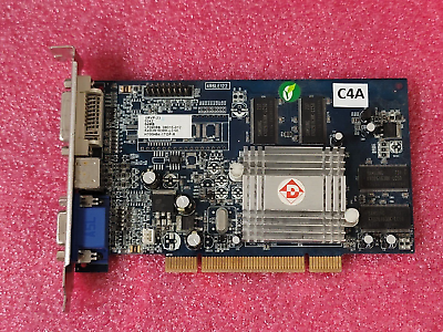 #ad ATI Radeon VER V100 Sapphire 64MB PCI DOS Retro Gaming Video Card #C4A $54.99