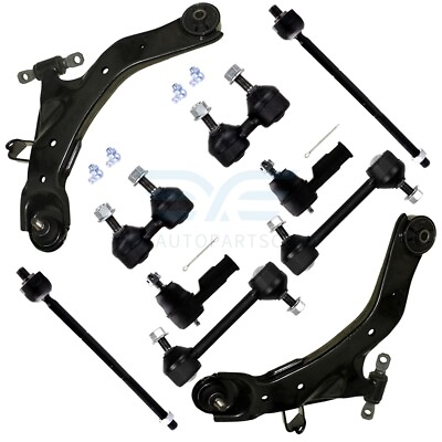#ad For 2001 2006 Hyundai Elantra 10x Front Control Arms Tie Rods Sway Bar End Links $84.99