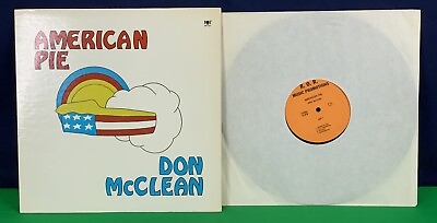 #ad Rare Promo Don McClean American Pie Vinyl LP Record Vinyl Right On Records $150.00