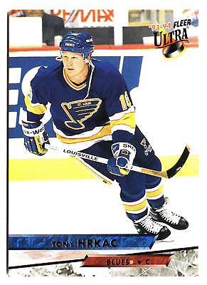 #ad 1993 94 Ultra Tony Hrkac St. Louis Blues #411 $1.49