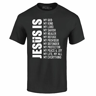 #ad Jesus Is My Everything T shirt Christian Church Faith Cross Shirts $13.95