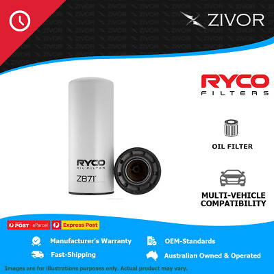 #ad New RYCO Oil Filter Spin On For STERLING LT7500 8.3L ISC 8.3 Z871 AU $74.47