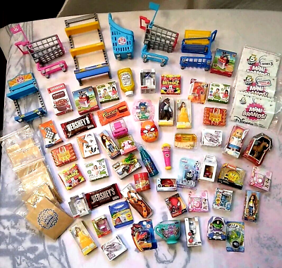#ad Zuru Mini Brands Lot #2 Toy Lot• 74 Mini Toys amp; Accessories $38.00