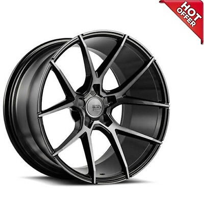 #ad 4ea 20quot; Savini Wheels Black Di Forza BM14 Gloss Black with DDT Rims S12 $2044.00