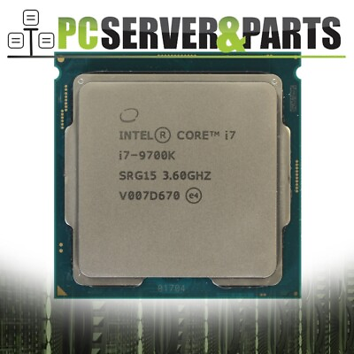 #ad Intel Core i7 9700K SRG15 3.60GHz 12MB 8 Core LGA1151 CPU Processor $199.99