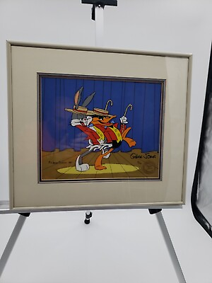 #ad Chuck Jones Original handpainted celluloid limited edition #35 of 200 with COA $850.00