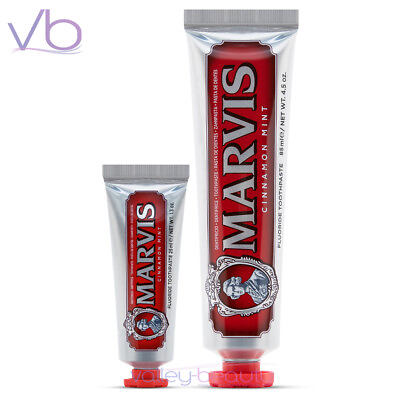 #ad MARVIS Cinnamon Mint Italian Luxury Creamy Toothpaste with Spicy Aromas $9.00