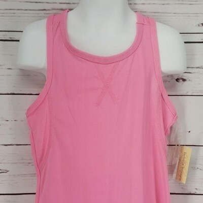 #ad Bobbie Brooks Small pink Athletic tank top size 6 6x $10.00
