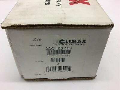 #ad Climax 2CC 100 100 1quot;x1quot; ID 2PC Steel Shaft Collar Lot of 2 $65.00