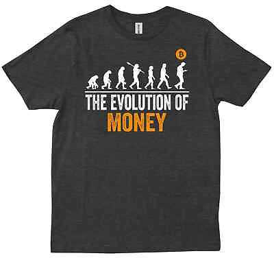 #ad Bitcoin The Evolution Of Money Bitcoin Funny Cryptocurrency BTC Gift T shirt $26.51