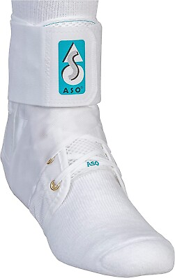 #ad #ad ASO Ankle Stabilizer white brace xsmall extra small w 5 6 men 7.5 9 $38.00
