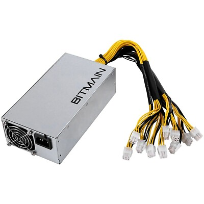 #ad 10x PCI E 6Pin APW7 1800W Power Supply Mining PSU For Bitmain Antminer S9 L3 A6 $94.99