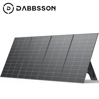 #ad Dabbsson 420W Foldable Solar Panel High Efficiency PV f Power Station Generator $670.65