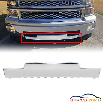 #ad Chrome Front Skid Plate Fits For Chevy Chevrolet Silverado 1500 Truck 2014 2015 $54.77