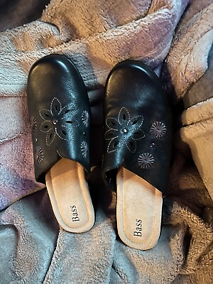 #ad Bass Women Size 9M Black Clogs New with Tags quot;DAISYquot; $21.95