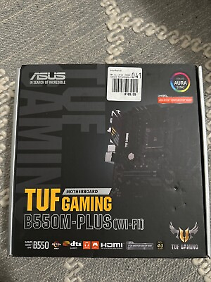 ASUS TUF Gaming Motherboard B550M Plus Wifi Used In Original Box $99.00